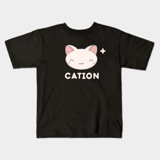 Kawaii Cute Cation Cat Science T-Shirt Kids T-Shirt
